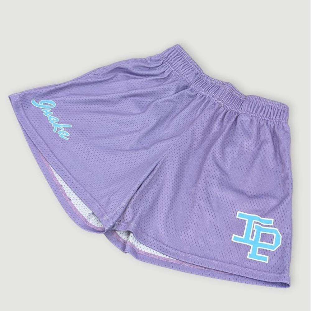 Inaka Power Classic Mesh Shorts Mens Medium 4.5" Inseam Purple Gym Workout - Picture 1 of 11